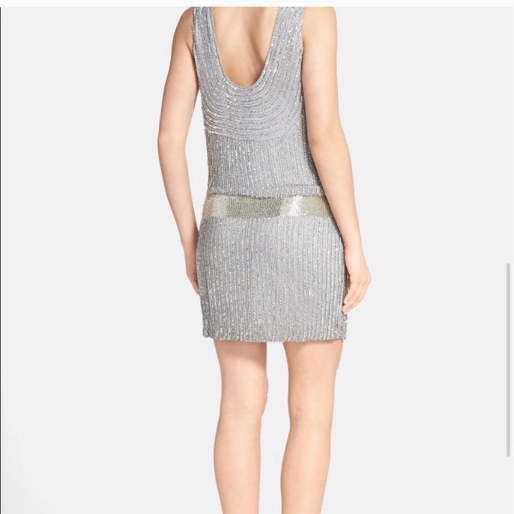 Adrianna Papell fully beaded low back dressy dress - Picture 11 of 16